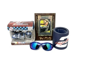 Rusty Wallace Lot 4 Items / Rusty Wallace Plaque Koozie Sunglasses Ornament - Picture 1 of 9
