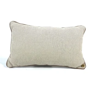 HERMES Serie logo pillow pillow interior cushion Canvas gray - Picture 1 of 6