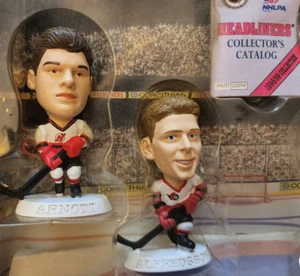 1998 NHL Hockey fat head figurines HEADLINERS Palffy Alfredsson Arnott 3 of 4 - Picture 1 of 7