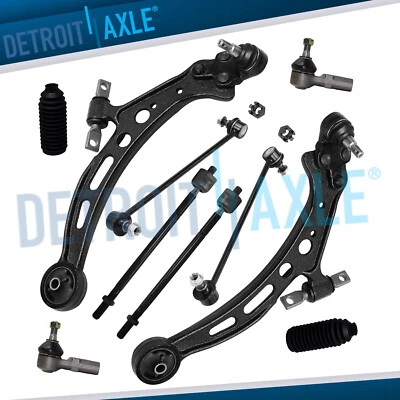 Front Lower Control Arms Tie Rod Sway Bar for 1997-2001 Toyota Camry Lexus ES300 - Image 1 of 4
