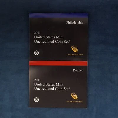 2011 US Mint P&D Uncirculated Coin Set - Free Shipping USA - Image 1 of 4