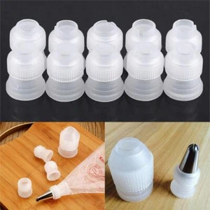 24 Pack Plastic Standard Couplers Adaptors Cake Decorating Icing Piping Nozzl... - Picture 1 of 4
