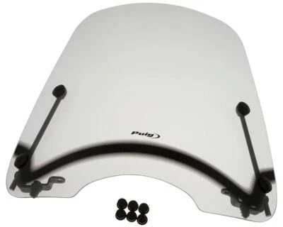 Bonnette PUIG TS transparent / clair pour Peugeot V-Clic - Photo 1/3