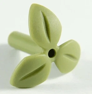LEGO 25 x Planta Trillo 37695 verde oliva Planta Tallo 3 Hojas 10270 21325 - Imagen 1 de 2