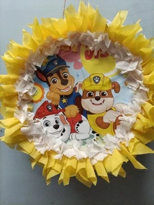  Paw Patrol Piñata  heroic pups Birthday party with hidden pull String - Picture 1 of 11