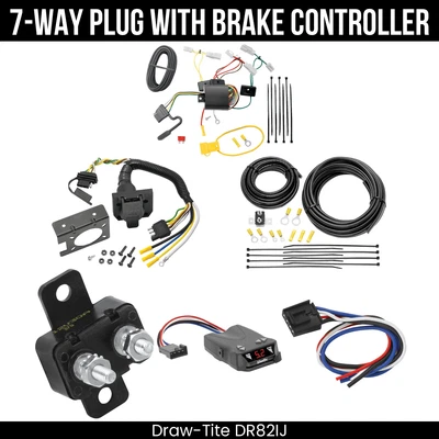 DrawTite 7Way + тормоз управления для Corolla седан Camry FJ Cruiser Mazda 3 6 и CX7 - Изображение 1 из 4