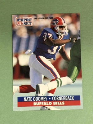 Nate Odomes 1991 Pro Set Buffalo Bills #80 AA116 - Image 1 of 2