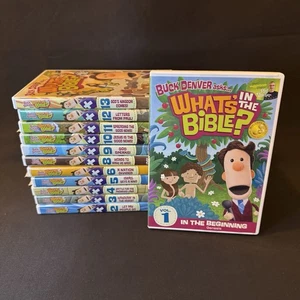 Buck Denver asks What's in the Bible 12 DVD Lot 1-6,8-13 Veggie Tales - Picture 1 of 1