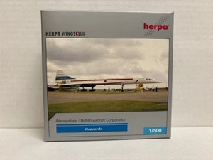 Herpa Wings 1:500 Concorde Aérospatiale BAC British Aircraft Corporation 507042 - Picture 1 of 1
