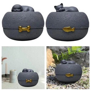 Pet Urn Cremation Memorial Urn Resin Urn Box Keeping Precious for Pets Ashes - Picture 1 of 15