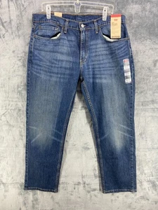 NWT Levi's 559 Jeans 34 x 30 Relaxed Straight Fit Dark Wash Stretch NEW - Picture 1 of 21