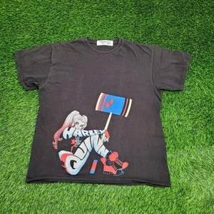 Harley-Quinn Shirt Womens Large 20x25 Black - Picture 1 of 11