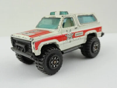 Matchbox #50 4x4 Chevy Blazer (White Sheriff) - w/ WEAR - Image 1 of 4
