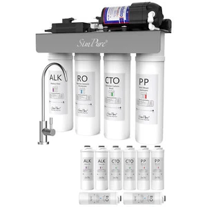 SimPure WP2-400G UV Alkaline pH+ Reverse Osmosis Water Filter System + 8 Filters - Picture 1 of 11