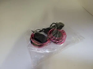 NEW GENUINE OEM NINTENDO 3DS & XL TRANSLUCENT HOT PINK OVER EAR HEAD PHONES A10 - Picture 1 of 7