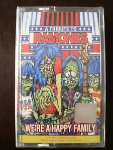 We're a Happy Family: A Tribute to Ramones - AUDIO CASSETTE TAPE, New, Sealed - Picture 1 of 2