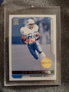 25/79 BARRY SANDERS 2000 PACIFIC PARAMOUNT PREMIERE DATE #85 DETROIT LIONS!! HOF