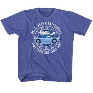 Kids Back To The Future Dr E Brown Movie Shirt - Picture 1 of 3