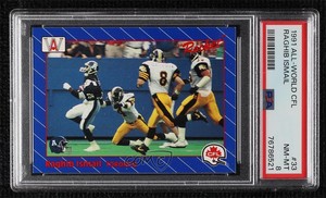 1991 All World CFL Rocket Ismail #33 PSA 8 Rookie RC