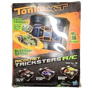 Tonka Xt Ricochet Tricksters R/C - Buzzsaw Spin - 2010 Hasbro 2 Sided Car Sealed - Picture 1 of 6