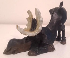 Big Sky Carvers Mountain Moose Figure Resin 5.5" x 3.75" x 3" - Picture 1 of 5
