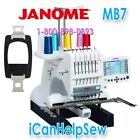 Janome MB-7 MB7 7 Needle Embroidery Machine with Warranty -  Authorized Dealer