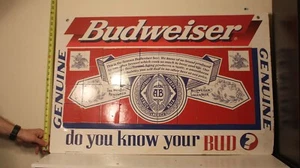 Vintage Budweiser Beer Magnetic Puzzle Sign - Picture 1 of 6