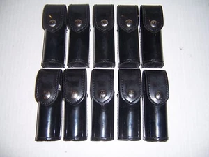 Lote de 10 piezas Nuevo Soporte Maza Cuero Cromo para Sam Browne Cinturón Safariland - Imagen 1 de 6