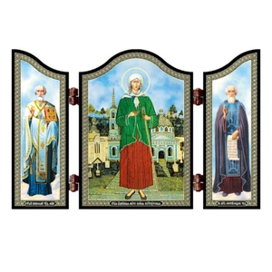 1421 Xenia von St. Petesburg christliche Ikone Ксения Петербургская Икона Altar - Picture 1 of 7