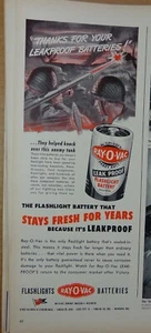 1944 AD FOR - RAYOVAC - TANK KILLER FOR BAZOOKAS FLAMMENWERFER TELEPHONES WW2 - Bild 1 von 2