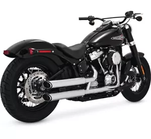 Vance & Hines PCX Twin Slash 3" Slip-Ons Chrome 16335 - Picture 1 of 1