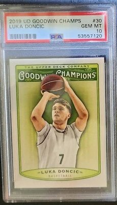 UD Goodwin Champs Luka Doncic 2019-20 PSA 10 Foto 1 de 2
