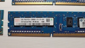 Hynix HMT325U6CFR8C-PB 2GB PC3-12800U-11-11-A1 1Rx8 1600MHz 240pin DIMM Desktop - Picture 1 of 15