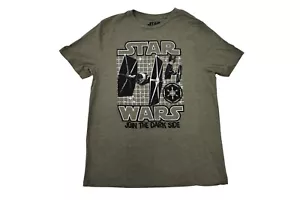 Star Wars Join the Dark Side Tie Fighter Herrenhemd Neu mit Etikett S, M, L - Bild 1 von 5