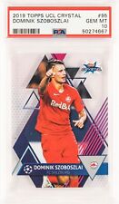 TRUE ROOKIE 2019 Topps Crystal UCL Dominik Szoboszlai Rookie PSA 10 Liverpool RC