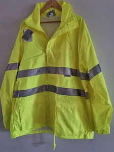 TORNADO ADVANCED High Visibility Breathable Rain Jacket, Yellow, 4XL, Reflective - Picture 1 of 8