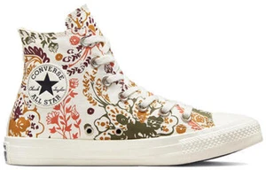 Converse Chuck Taylor All Star Paisley White/Grey/Brown Women's 572543C Size 6.5 - Picture 1 of 6