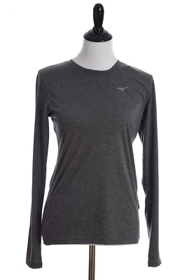 Mizuno Inspire 3.0 Long Sleeve Drylite Athletic Shirt Womens Medium Gray - Image 1 of 4