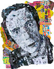 Johnny Rotten Collage Poster 26 x 21 cms by John Kerr Artist