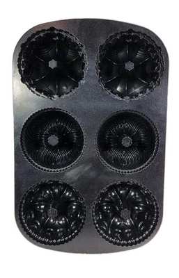 Nordic Ware 6-Cup Bundt Pan for Baking Mini Bundt Cakes or Other Small Treats - Image 1 of 4