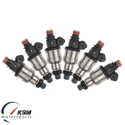 6 x 1400cc 133LB Fuel Injectors for Honda Acura NSX VTEC DOHC Foto 1 de 4