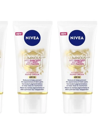 Crema de Manos Avanzada Anti Manchas Oscuras NIVEA LUMINOSA PAQUETE DE 2 Foto 1 de 4