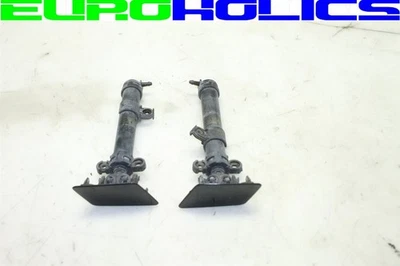 PAIR Jaguar XJ X351 10-19 Left Right Headlight Washer Sprayer Jet Nozzle Black - Image 1 of 4