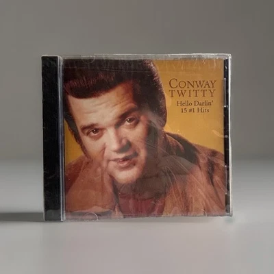 CONWAY TWITTY-HELLO DARLIN':15 #1 HITS-CD-(Country) NEW SEALED RARE - Image 1 of 3
