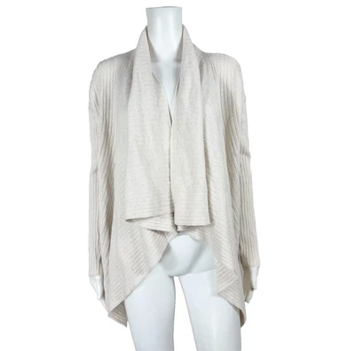 LAFAYETTE 148 NEW YORK Cárdigan Suéter SEDA Y LANA Lentejuelas Talla Pequeña NTSF Foto 1 de 4