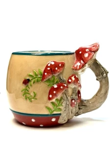 Taza de gres cerámico Mushroom de Blue Sky Clayworks café 17 oz - Imagen 1 de 4