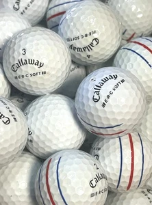 12 Near Mint AAAA White Callaway ERC-Soft Used/ Recycled Golf Balls - Picture 1 of 3
