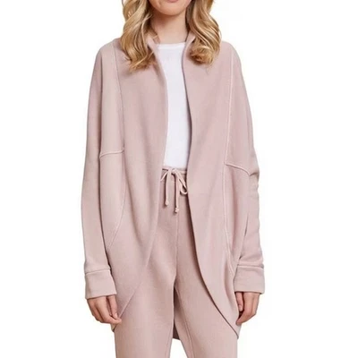 Cardigã novo com etiquetas Barefoot Dreams Girls Malibu Collection círculo terry escovado - Imagem 1 de 4