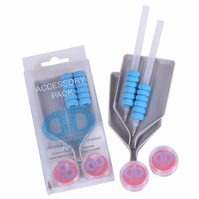 Diamond Dotz Zubehörpaket - 2x Stylus, Wachstablett & Caddy - Malen Handwerk