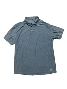 Vuori Srato Tech Polo Shirt Mens XL Blue Performance Casual Athletic V188 Golf - Picture 1 of 3